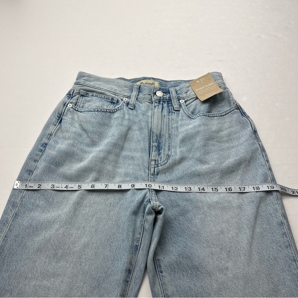 NWT Madewell Baggy Flare size 27 Light Wash Blue Denim Jean High Rise - Picture 9 of 14